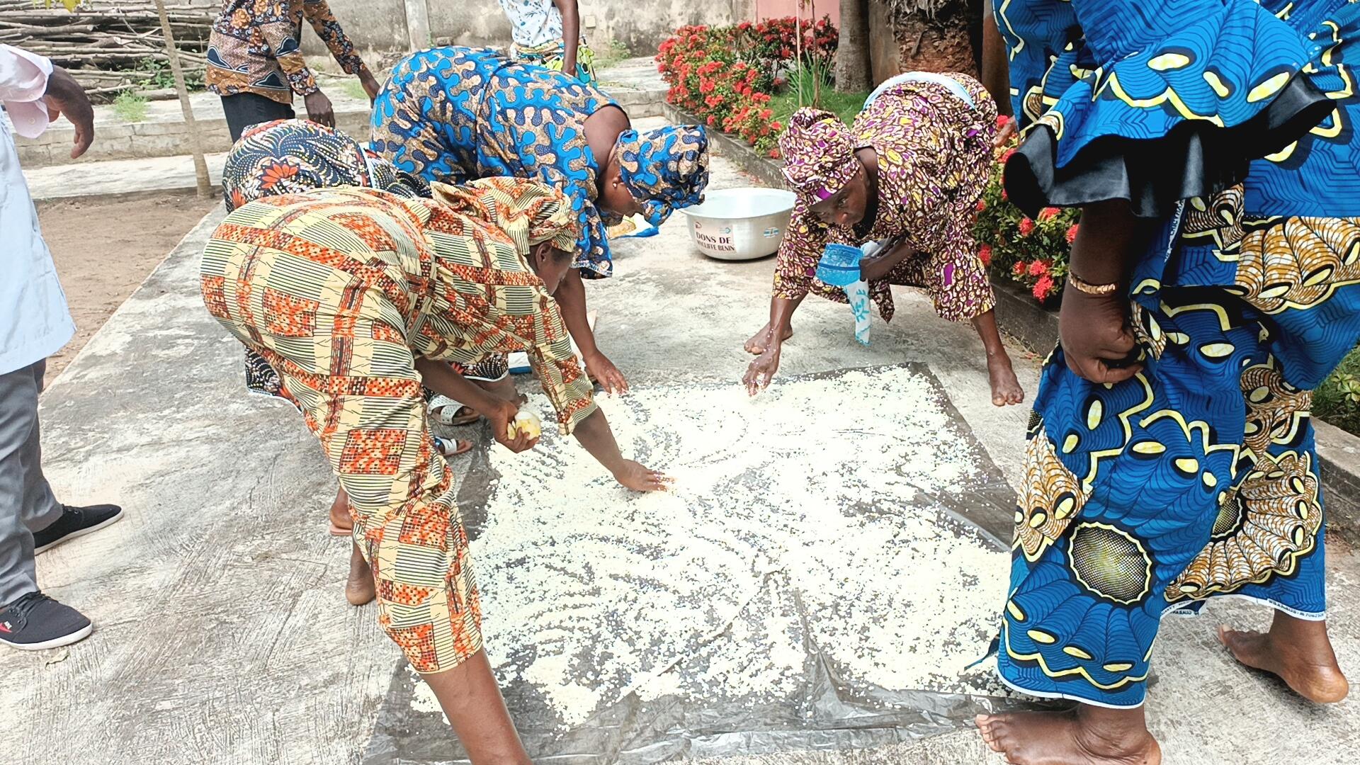 Formation sur la fabrication de Aklui sec et couscous de maîs